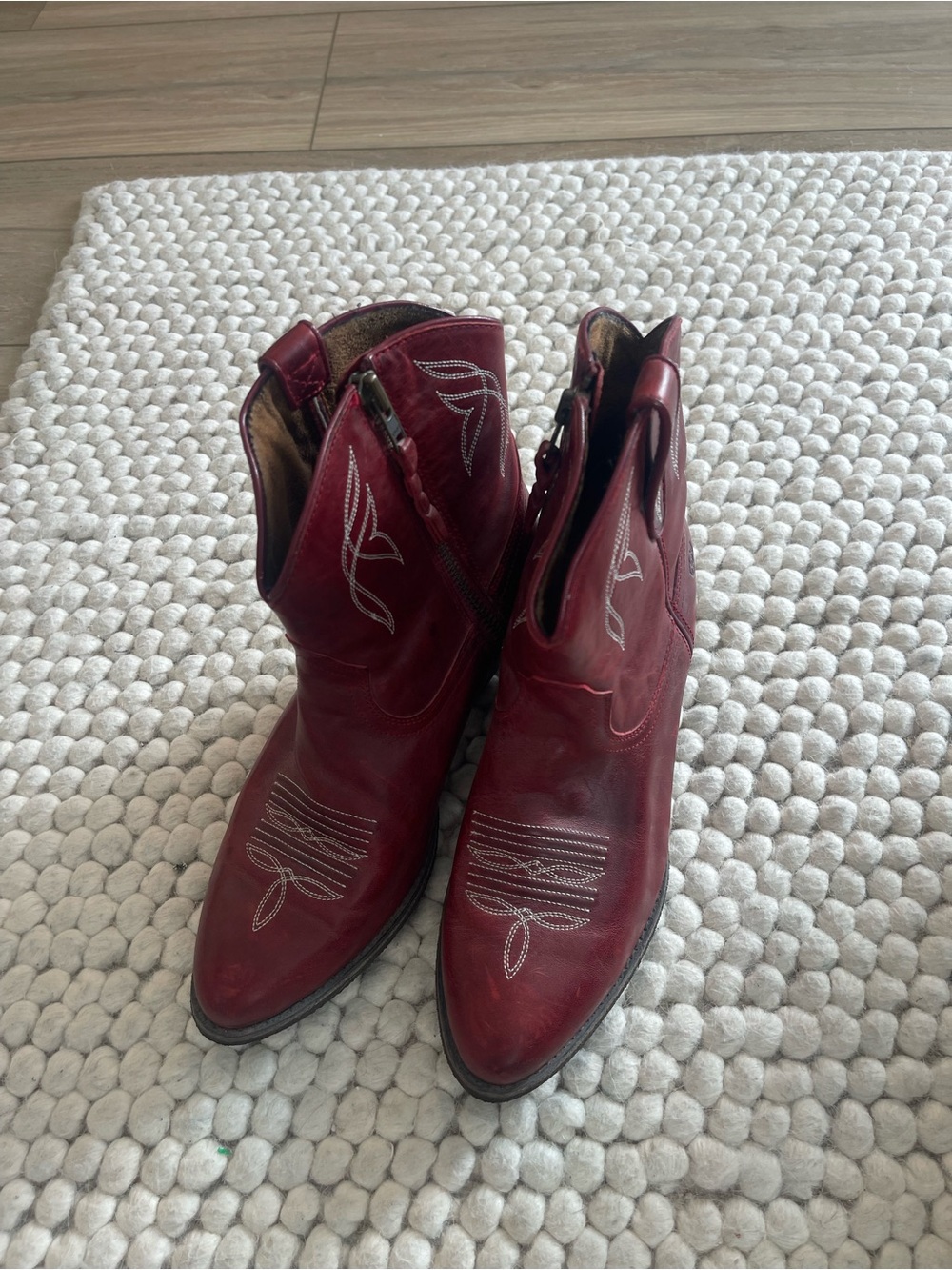 Ariat Women’s Red Western Ankle Boots